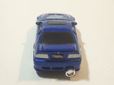 2002 Hot Wheels Tunerz Honda Civic Eibach Springs Blue Die Cast Toy Car Vehicle