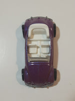 2007 Hot Wheels Mystery Cars Volkswagen Beetle Convertible Metalflake Pink Die Cast Toy Car Vehicle