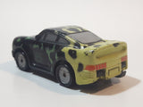 1990 Galoob Micro Machines Porsche 959 #5 Black and Yellow 2 1/2" Long Die Cast Toy Car Vehicle
