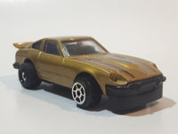 Vintage No. B14 Nissan 280 ZX Shell Gold Pull Back Die Cast Toy Car Vehicle Made in Macau