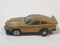 Vintage No. B14 Nissan 280 ZX Shell Gold Pull Back Die Cast Toy Car Vehicle Made in Macau
