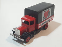 Lledo Days Gone 1934 Mack Canvas Back Truck Kaffee Hag Red and Black Die Cast Toy Car Vehicle