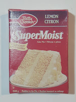 Betty Crocker Super Moist Lemon Cake Mix Miniature Box Play Food Toy