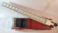 Vintage Tonka No. 2 Ladder Fire Truck Red 24" Long Pressed Steel Toy Car Vehicle