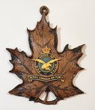 Vintage R.C.A.F. Royal Canadian Air Force Genuine Durwood Leaf Wall Hanging