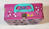 Disney Junior Minnie Mouse Daisy Duck Figaro The Cat Embossed Tin Metal Lunch Box