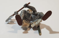 2003 Schleich Medieval Knight with Battle Axe and Shield 3 1/2" Tall Toy Figure