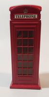 TC 8689 Red Metal Phone Box Telephone Booth Coin Bank