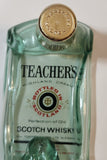 Vintage Teacher's Highland Cream Scotch Whisky Flattened Melted Glass Bottle Ash Tray