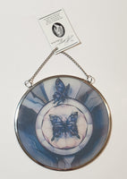 Jody Bergsma The Butterfly Within 5" Glass Suncatcher Window Hanging