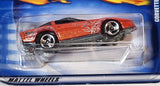 2001 Hot Wheels 1980 Corvette Orange Die Cast Toy Car Vehicle New in Package