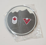 2014 Canadian Tire Sochi Olympics Metal and Enamel Medal Style Drink Coaster New in Package
