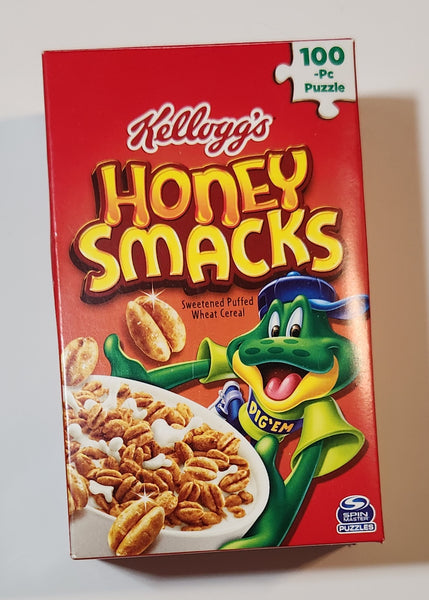 2021 Spin Master Kellogg's Honey Smacks Cereal 100 Piece Puzzle in Box