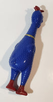 AniMolds Blue Rubber Chicken "Squeeze Me!" 12" Dog Squeeze Play Toy