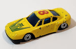 Unknown Brand Porsche 959 #8 Yellow Die Cast Toy Car Vehicle