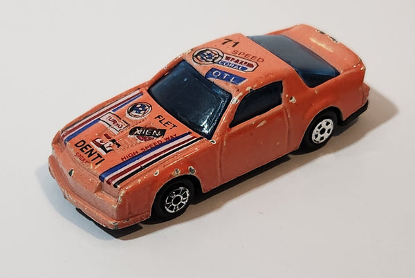 Unknown Brand Pontiac Firebird Denti Sport #71 Orange Die Cast Toy Car Vehicle