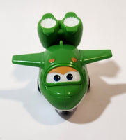 2014 Auldey Super Wings Mira Green Transforming Toy Airplane Figure