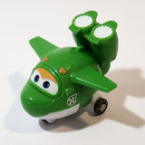 2014 Auldey Super Wings Mira Green Transforming Toy Airplane Figure