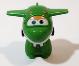 2014 Auldey Super Wings Mira Green Transforming Toy Airplane Figure