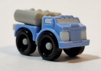 2017 Ferrero Kinder Surprise SE099 Blue Tank Truck Miniature Plastic Toy Car Vehicle