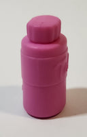 Pink Talc Bottle Miniature Plastic Play Toy