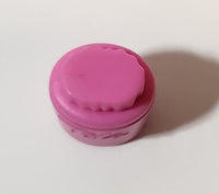 Pink Talc Bottle Miniature Plastic Play Toy