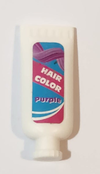 Hair Color Purple Tube Miniature Plastic Play Toy