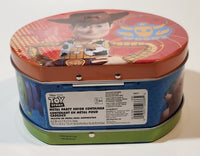 2014 Disney Pixar Toy Story Buzz Lightyear Small Tin Metal Lunch Box Container