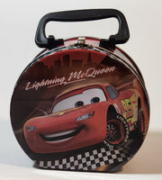 Disney Pixar Cars Lightning McQueen Friends To The Finish Small Tin Metal Lunch Box Container