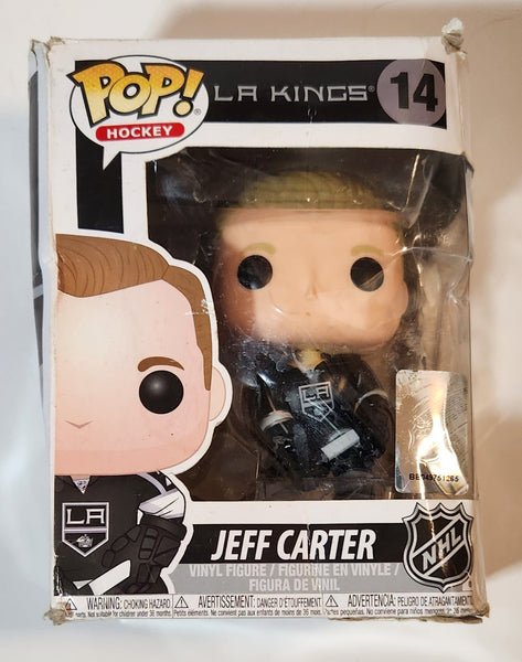 2017 Funko Pop! Hockey #14 Los Angeles Kings Jeff Carter Vinyl Figure New in Damaged Box