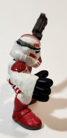2004 Hasbro LFL Star Wars Galactic Heroes Red Clone Trooper 2 1/2" Tall Toy Figure