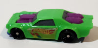 2022 Burger King Hot Wheels Green Plastic Die Cast Toy Car Vehicle