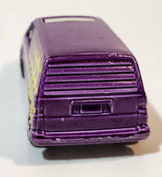 1991 Hot Wheels Ford Aerostar Metalflake Purple Die Cast Toy Car Vehicle