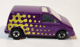 1991 Hot Wheels Ford Aerostar Metalflake Purple Die Cast Toy Car Vehicle
