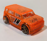 2016 Hot Wheels X-Raycers Scion xB Clear Orange Die Cast Toy Car Vehicle