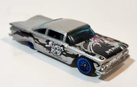 2005 Hot Wheels Shaman King Amidamaru '59 Bel Air Silver Die Cast Toy Car Vehicle