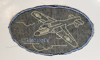 Rare Vintage Flying Tiger WWII Large 7" x 11" Embroidered Fabric Patch Badge