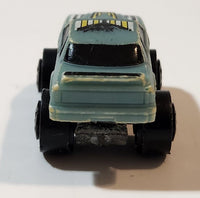 1987 Road Champs Ford Thunderbird Blue Green Micro Mini Die Cast Toy Car Vehicle