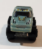 1987 Road Champs Ford Thunderbird Blue Green Micro Mini Die Cast Toy Car Vehicle