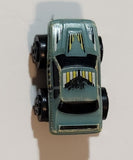 1987 Road Champs Ford Thunderbird Blue Green Micro Mini Die Cast Toy Car Vehicle