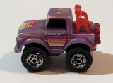 1987 Road Champs 4x4 Truck Purple Micro Mini Die Cast Toy Car Vehicle