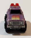 1987 Road Champs 4x4 Truck Purple Micro Mini Die Cast Toy Car Vehicle