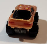 1987 Road Champs Porsche 944 Orange Micro Mini Die Cast Toy Car Vehicle