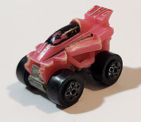 1987 Road Champs Buggy Race Car Pink Micro Mini Die Cast Toy Car Vehicle