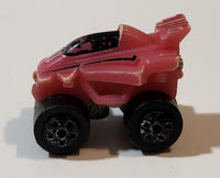 1987 Road Champs Buggy Race Car Pink Micro Mini Die Cast Toy Car Vehicle