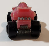 1987 Road Champs Buggy Race Car Pink Micro Mini Die Cast Toy Car Vehicle