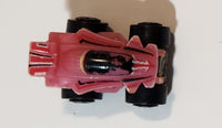 1987 Road Champs Buggy Race Car Pink Micro Mini Die Cast Toy Car Vehicle