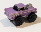 1987 Road Champs '57 Chevy Purple Micro Mini Die Cast Toy Car Vehicle