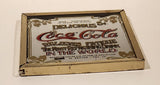 Vintage Coca Cola Small 4 1/2" x 4 1/2" Mirror Sign