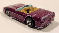 1990 Hot Wheels Color Racers II '83 Custom Corvette Convertible Purple Blue Die Cast Toy Car Vehicle